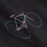 Camiseta DEDICATED Stockholm Wonky Bike Black