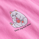 Camiseta DEDICATED Visby Best Lives Moonlite Pink