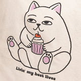 Bolso Tote DEDICATED Torekov Best lives Off-White