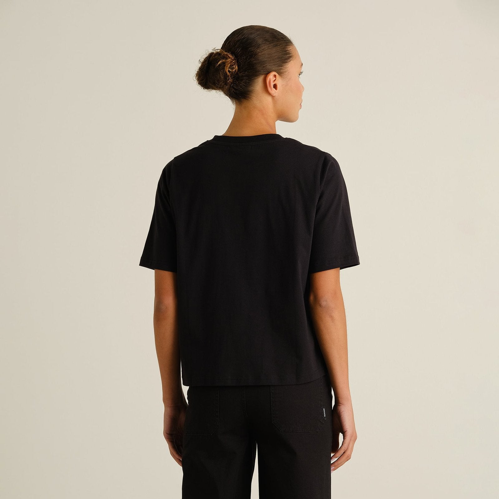 Camiseta DEDICATED Vadstena Painted Swans - Black - vista oficial 4