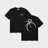 Camiseta DEDICATED Stockholm Painted Side Bike - Black - vista oficial 1