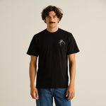 Camiseta DEDICATED Stockholm Painted Side Bike - Black - vista oficial 2