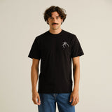 Camiseta DEDICATED Stockholm Painted Side Bike - Black - vista oficial 2