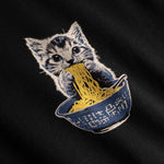 Camiseta DEDICATED Stockholm Cat And Noodles - Black - vista oficial 4