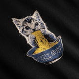 Camiseta DEDICATED Stockholm Cat And Noodles - Black - vista oficial 4