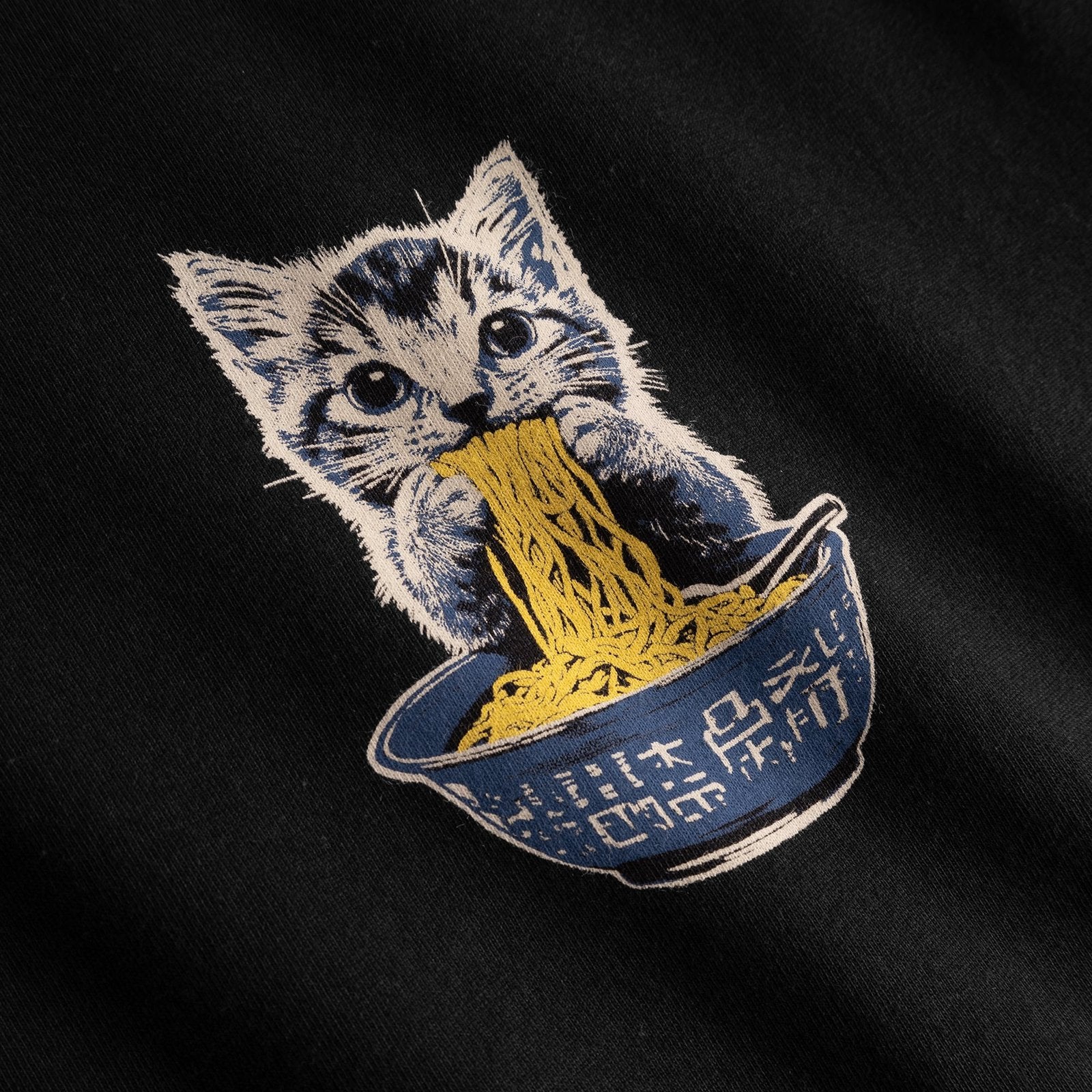 Camiseta DEDICATED Stockholm Cat And Noodles - Black - vista oficial 4