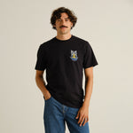 Camiseta DEDICATED Stockholm Cat And Noodles - Black - vista oficial 2