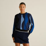 Jersey DEDICATED Arendal Wavy Stripe - Blue - vista oficial 1