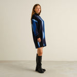 Vestido DEDICATED Nikkala Wavy Stripe - Blue - vista oficial 2