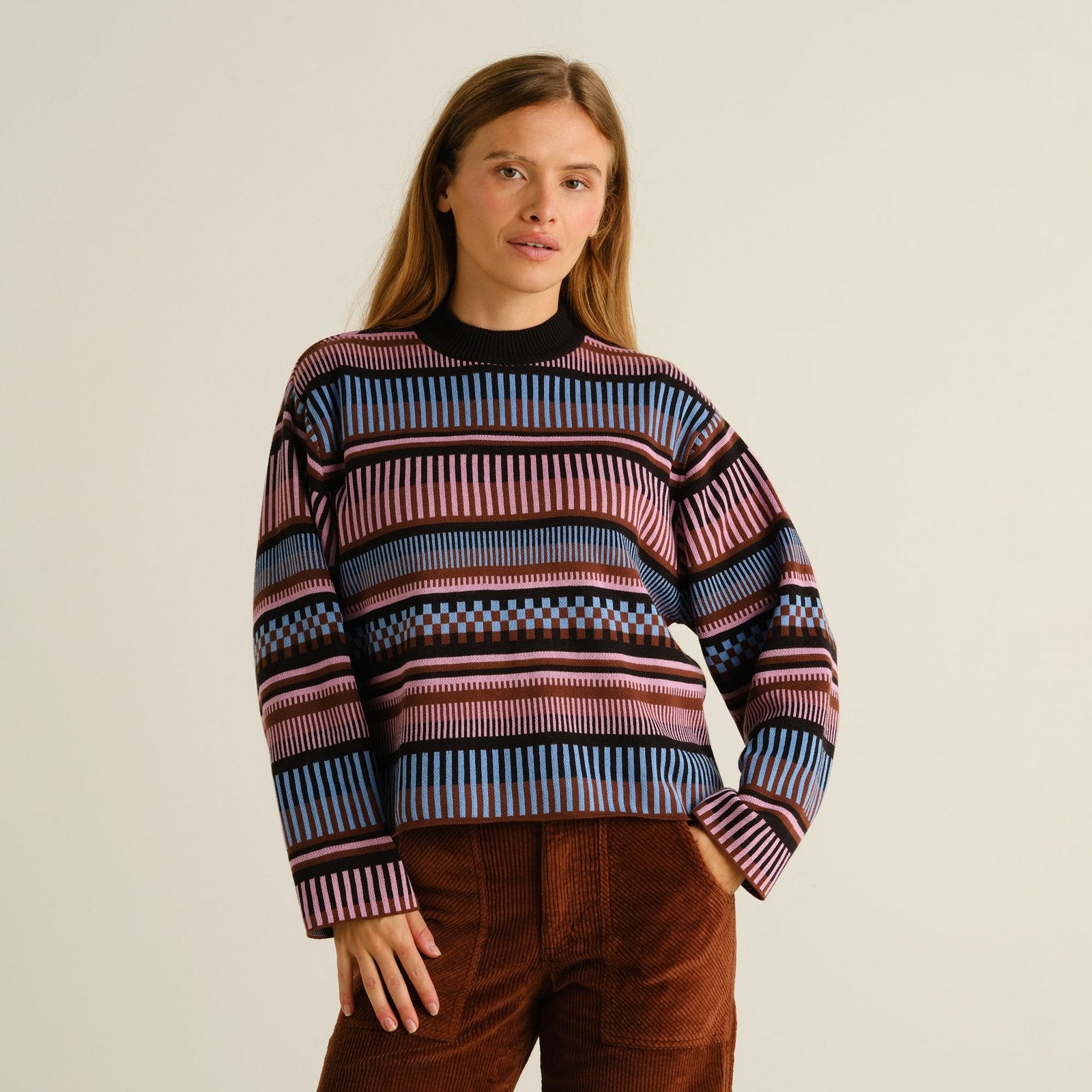 Jersey DEDICATED Limhamn Dashed Stripe - Multicolor - vista oficial 1