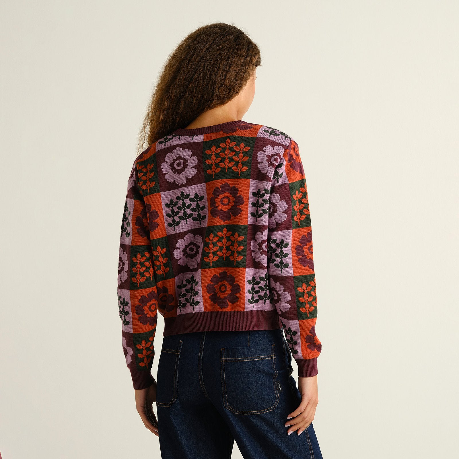 Jersey DEDICATED Arendal Nature Check - Multicolor - vista oficial 3