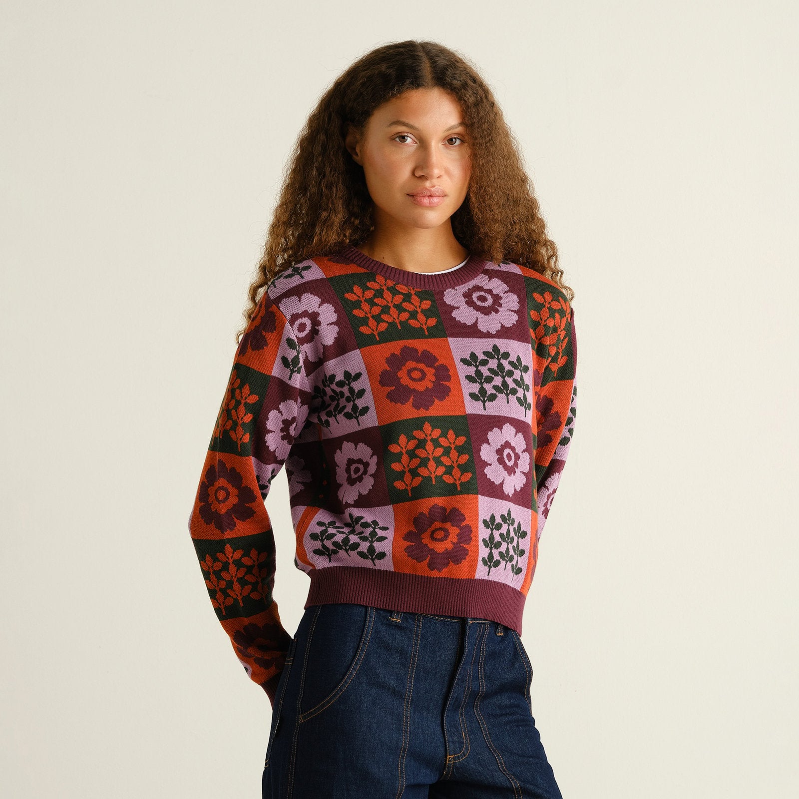 Jersey DEDICATED Arendal Nature Check - Multicolor - vista oficial 2