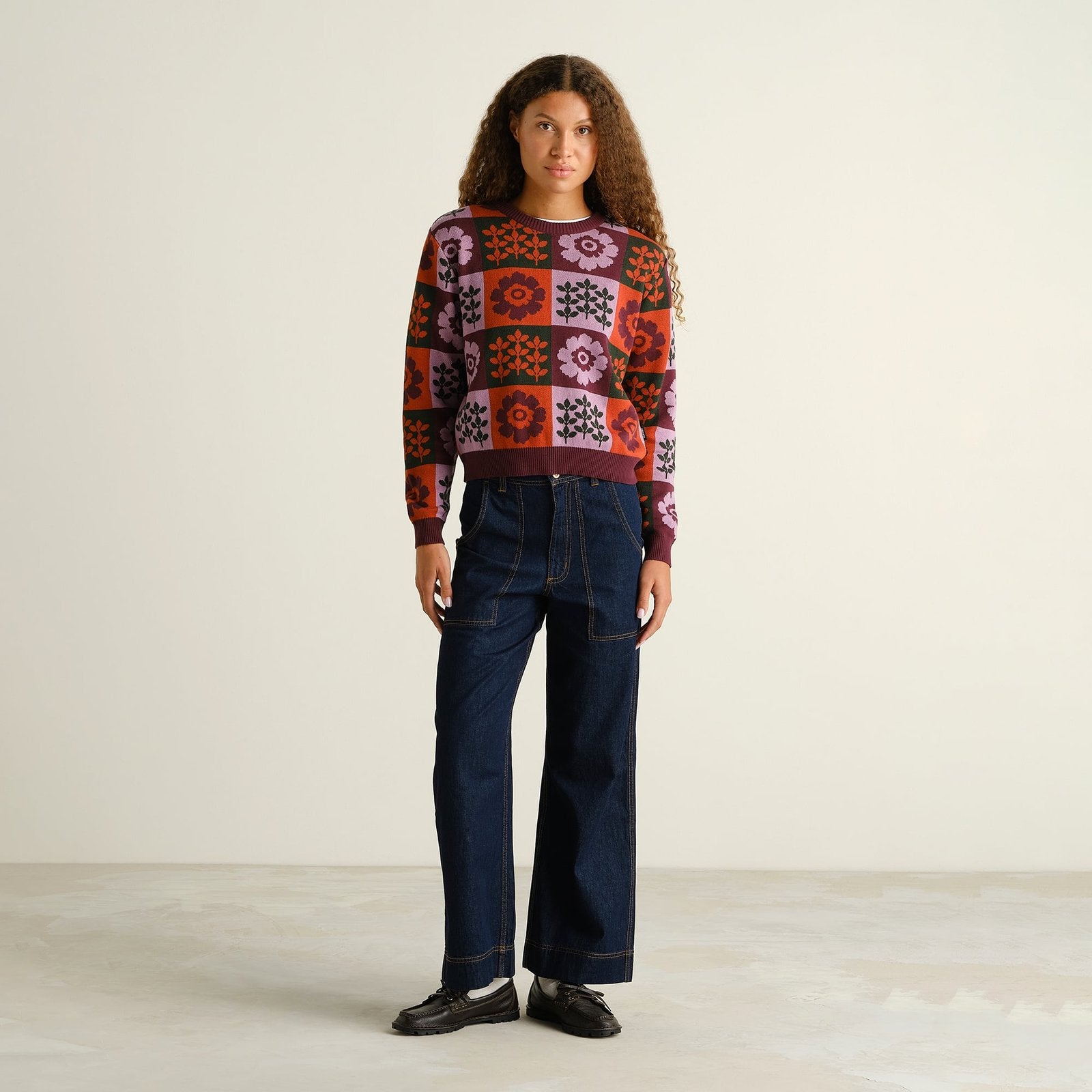 Jersey DEDICATED Arendal Nature Check - Multicolor - vista oficial 4