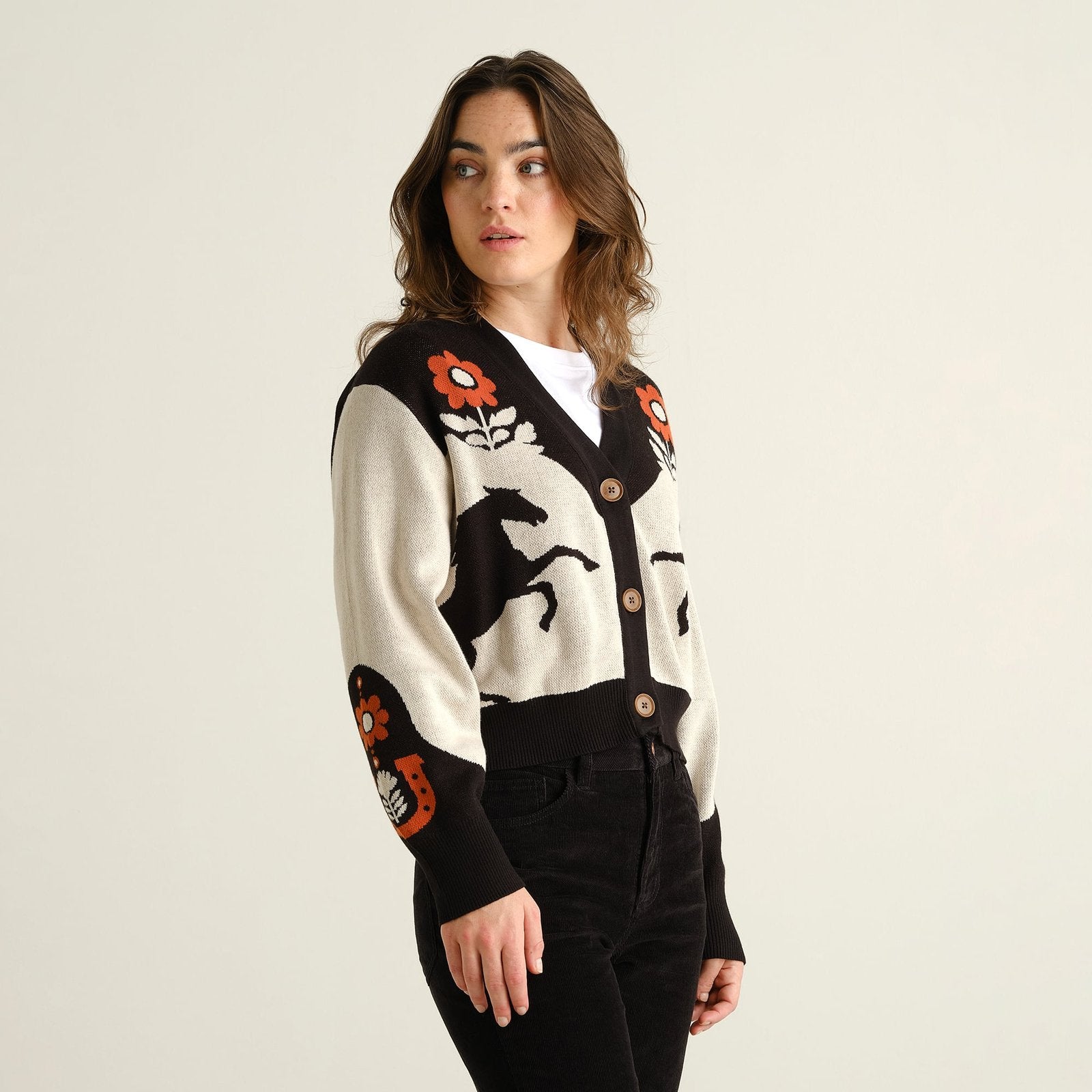 Cárdigan DEDICATED Kanan Western - Multicolor - vista oficial 2