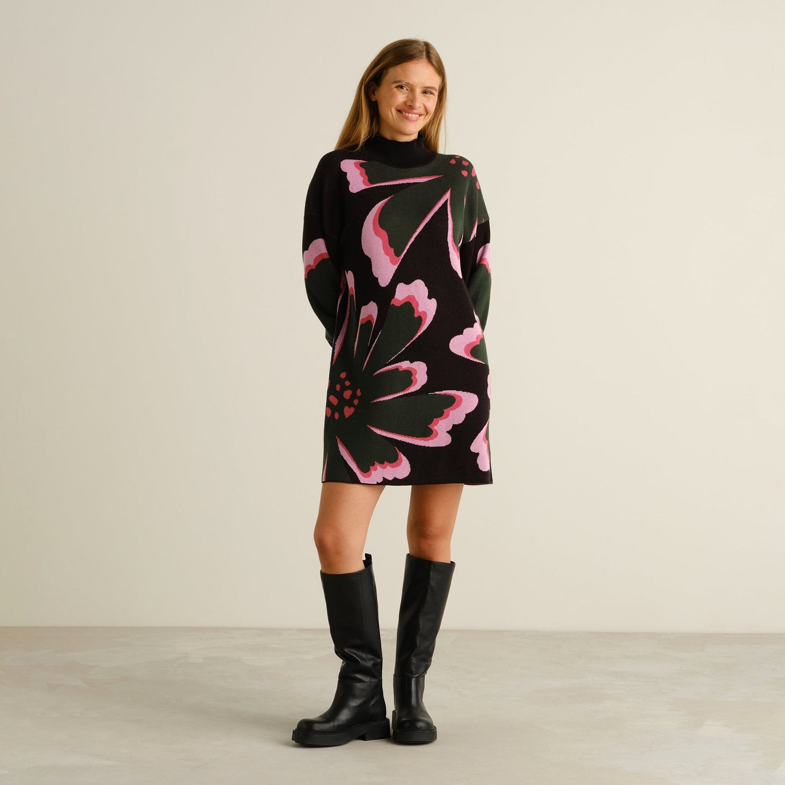 Vestido DEDICATED Nikkala Big Bloom - Multicolor - vista oficial 1