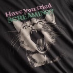 Camiseta DEDICATED Vadstena Screaming Cat - Charcoal - vista oficial 2