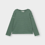 Camiseta DEDICATED Humledal Stripes - Dark Green/Granite Green - vista oficial 4