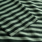Camiseta DEDICATED Humledal Stripes - Dark Green/Granite Green - vista oficial 6