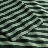 Camiseta DEDICATED Humledal Stripes - Dark Green/Granite Green - vista oficial 6