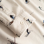 Camisa DEDICATED Lunnevik Ski Team - Oat White - vista oficial 7