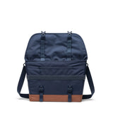 HERSCHEL Cove 22,5L Marineblau Sattelbraune Umhängetasche