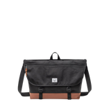 Bolso Messenger HERSCHEL Cove 22.5L Black Saddle Brown