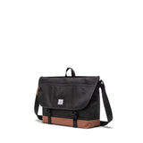 Bolso Messenger HERSCHEL Cove 22.5L Black Saddle Brown