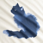 Camiseta DEDICATED Visby Watercolor Cat - Off-White - vista oficial 3
