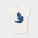 Camiseta DEDICATED Visby Watercolor Cat - Off-White - vista oficial 1