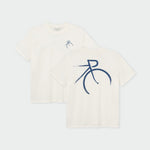 Camiseta DEDICATED Stockholm Painted Side Bike - Off-White - vista oficial 1