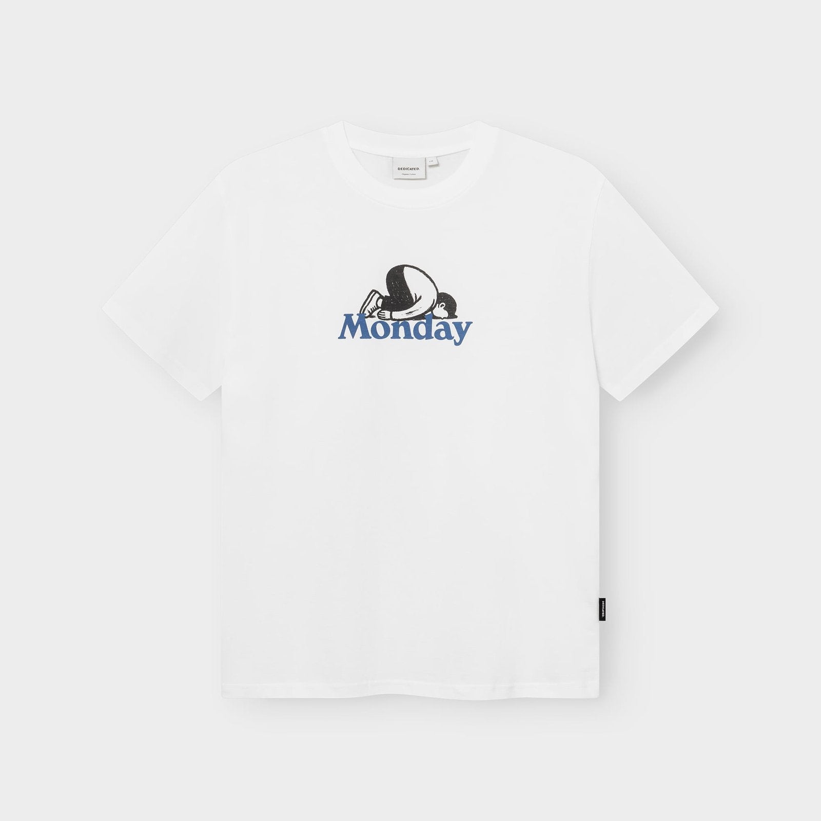 Camiseta DEDICATED Stockholm Monday Crash - White - vista oficial 3