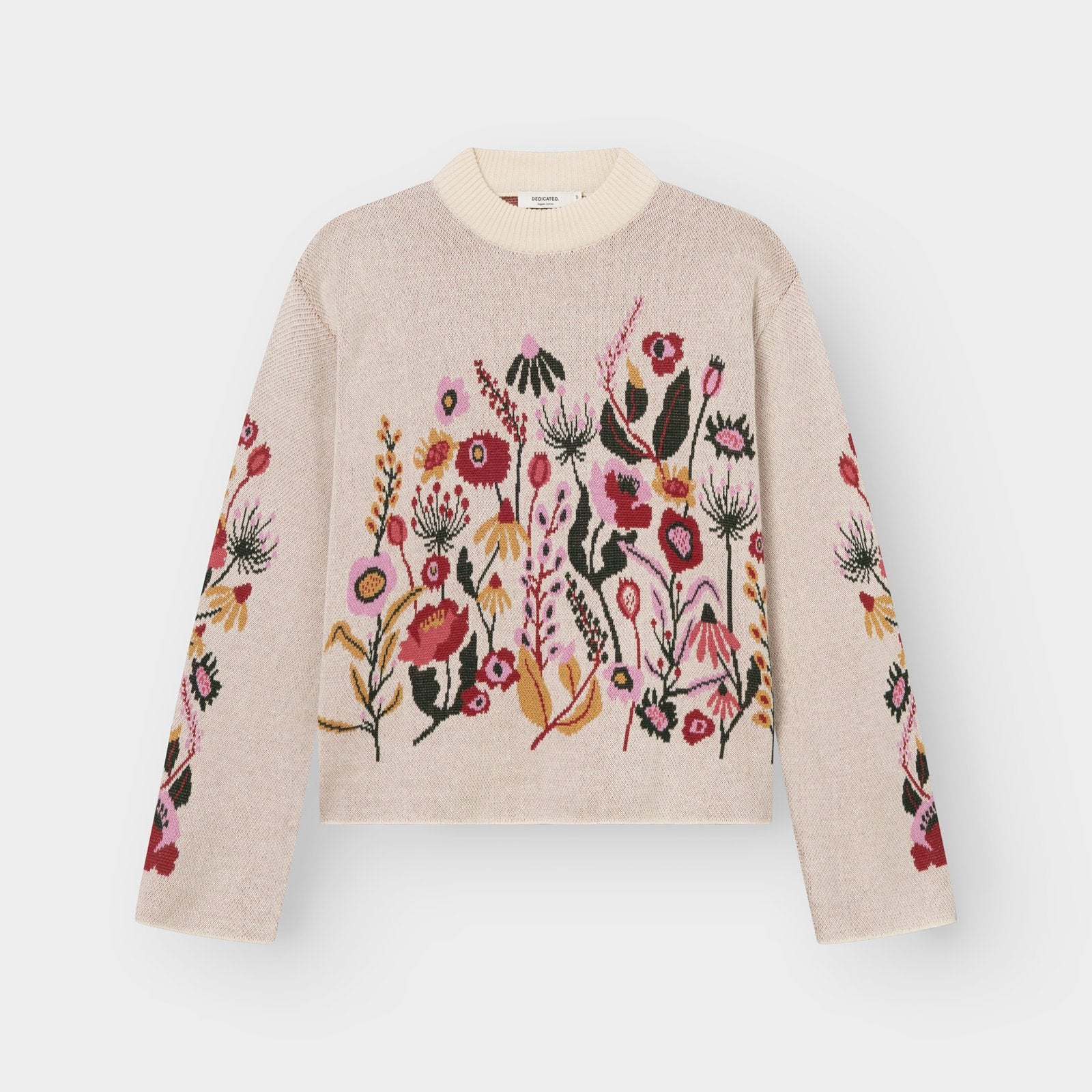 Jersey DEDICATED Limhamn Folk Flower - Vanilla White - vista oficial 6