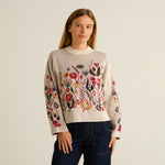 Jersey DEDICATED Limhamn Folk Flower - Vanilla White - vista oficial 2