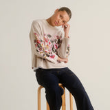 Jersey DEDICATED Limhamn Folk Flower - Vanilla White - vista oficial 1