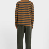 Camiseta LOREAK MENDIAN Striped Dot Marrón