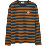 Camiseta LOREAK MENDIAN Striped Dot Marrón