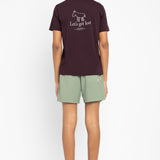 LOREAK MENDIAN Donkey Burgundy T-shirt