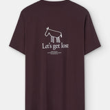 LOREAK MENDIAN Donkey Burgundy T-shirt