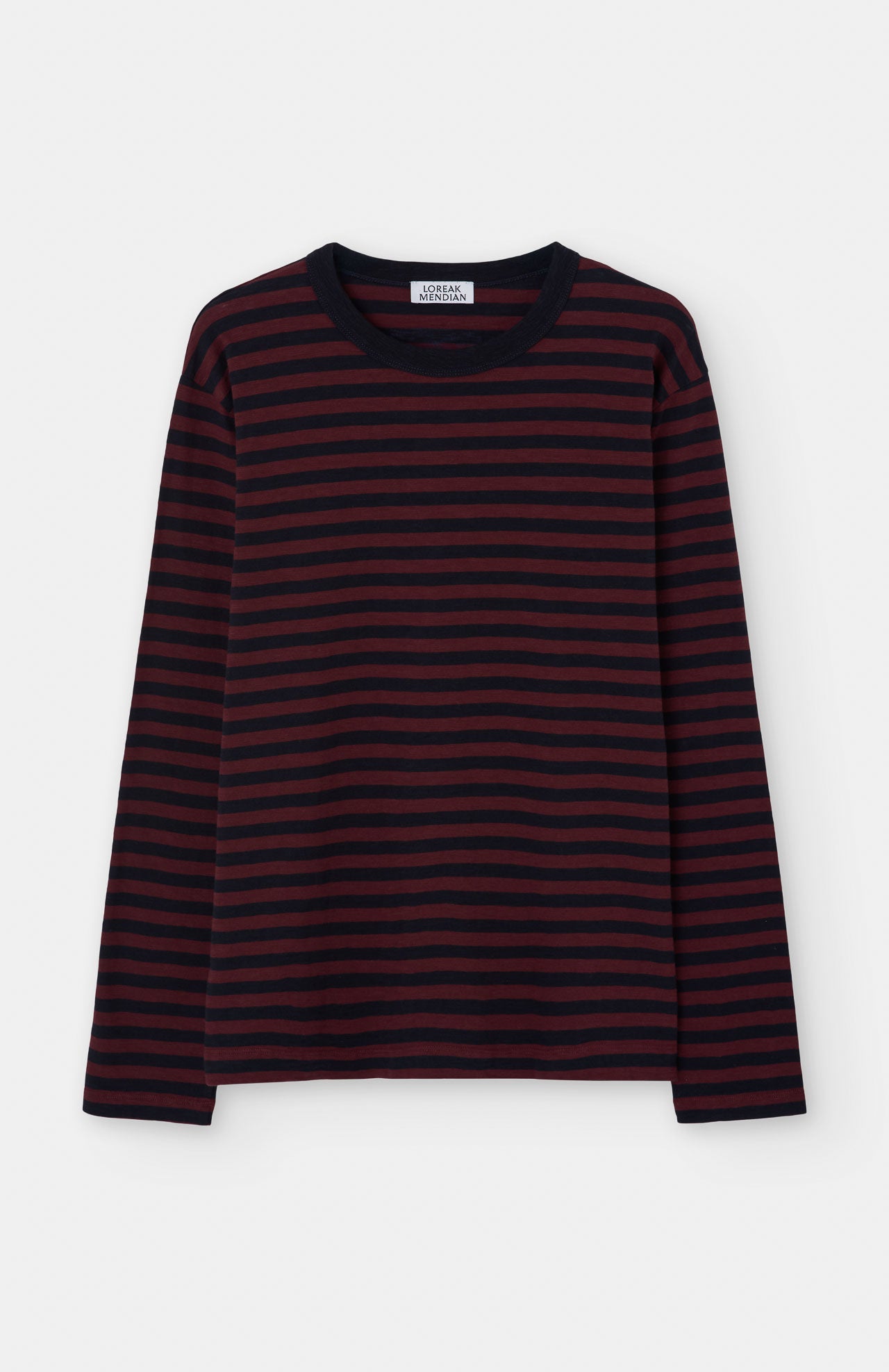 Camiseta LOREAK MENDIAN Astondo Navy, vista frontal oficial