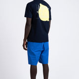 Camiseta LOREAK MENDIAN Limón Navy