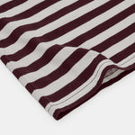 Camiseta LOREAK MENDIAN LM Stripe Burgundy, detalle de la prenda