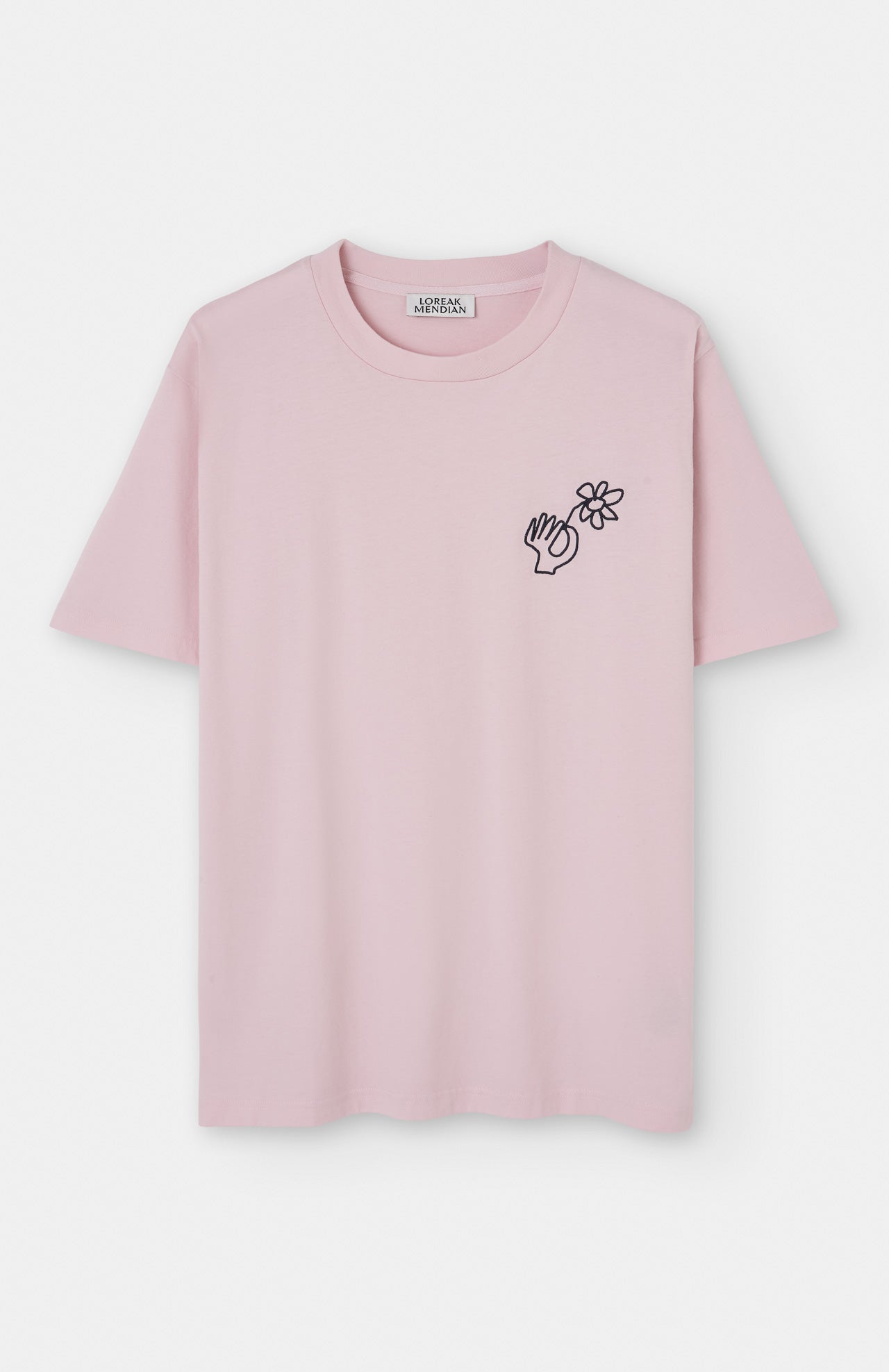 Camiseta LOREAK MENDIAN Okey Orchid, vista frontal oficial