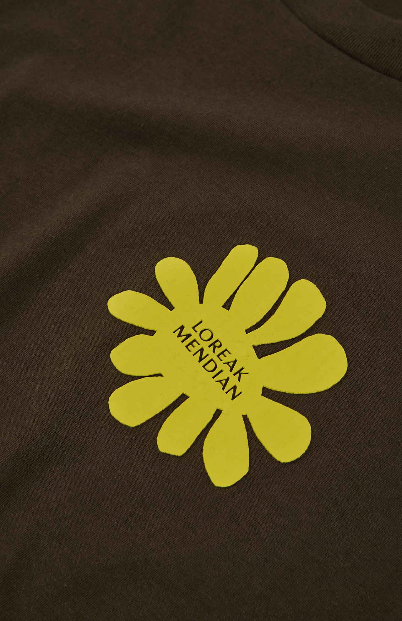 Camiseta LOREAK MENDIAN Ducha Forest, detalle de la prenda