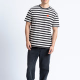 Camiseta LOREAK MENDIAN New Azpi Dot M Ecru/Anthracite, vista frontal en modelo