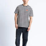 Camiseta LOREAK MENDIAN New Azpi Dot M Ecru/Anthracite, vista frontal adicional en modelo