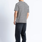Camiseta LOREAK MENDIAN New Azpi Dot M Ecru/Anthracite, vista de espalda en modelo