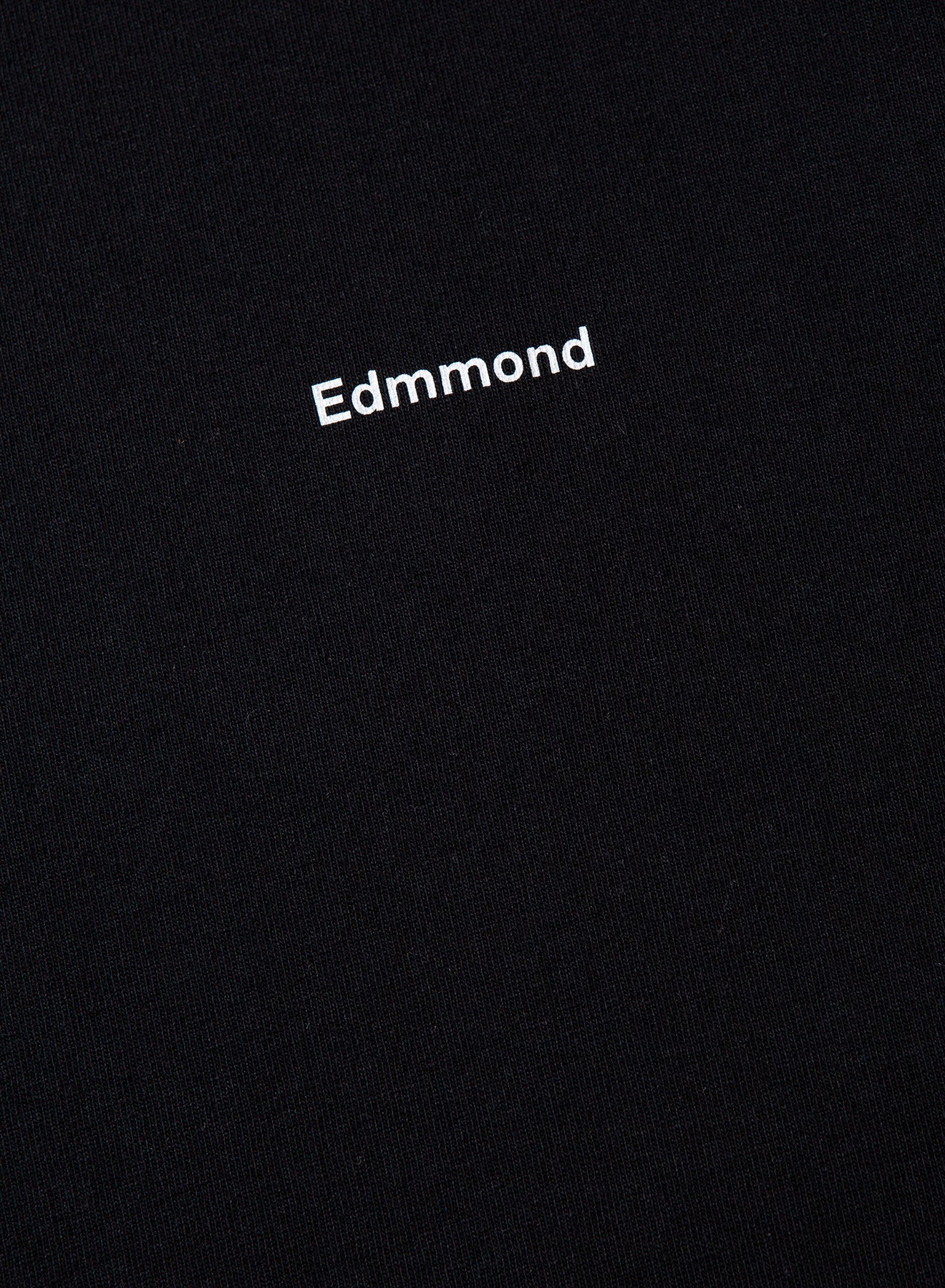 Edmmond Studios Mini Logo Plain Black T-shirt