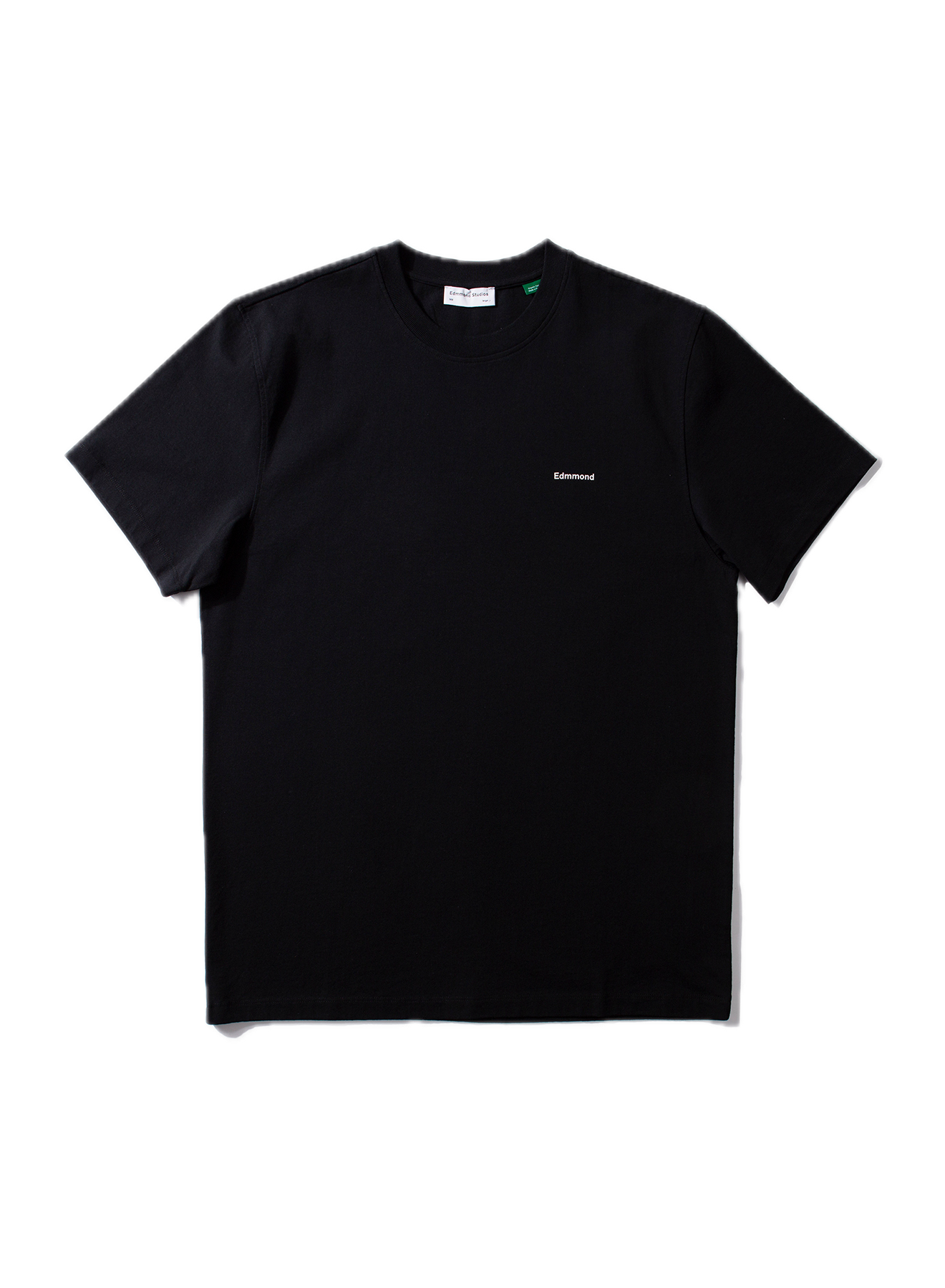 Edmmond Studios Mini Logo Schlichtes schwarzes T-Shirt