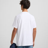 Camiseta SILBON Media Raqueta Blanca