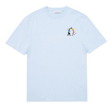 EDMMOND STUDIOS Tanzendes hellblaues T-Shirt